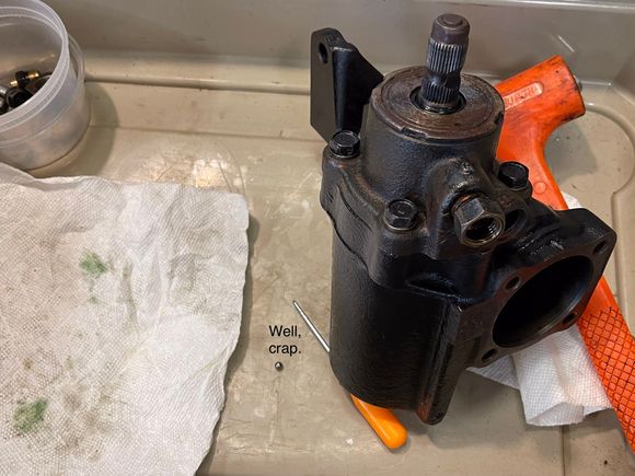Yes, I had to take the power piston out and bearing shell off again. Grrrr.