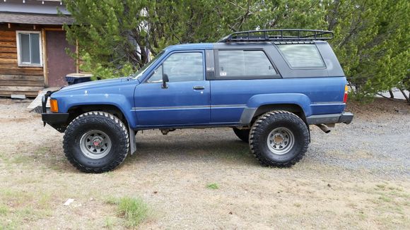 On new 35s. They were too big. Had to go down to 33s