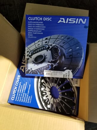 new Aisin clutch