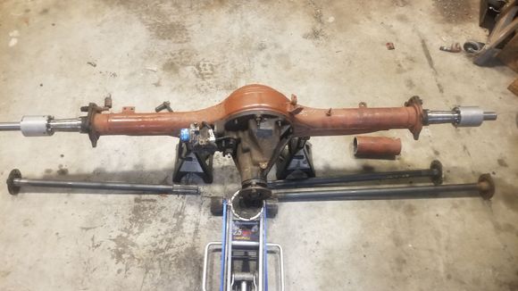 Not welded, just the jog holding it together 