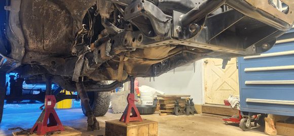 Grinding and paint on frame next.