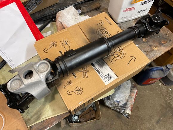 I’ve got hours into cleaning this front driveshaft.