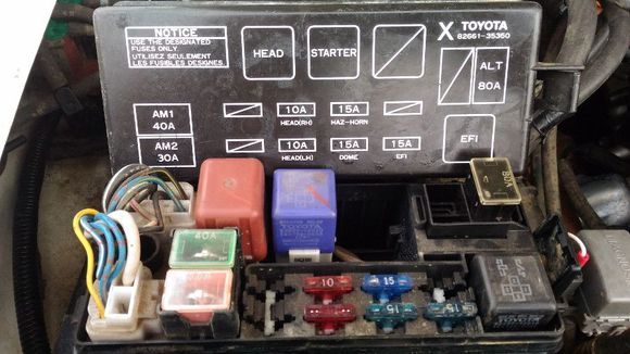 Exterior fuse box