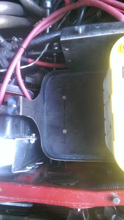 6mm stud to the left, countersunk stainless hardware on the bottom