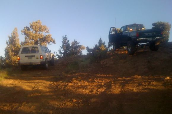 Nothing too extreme. Out for a Sunday stroll at Cline Butte, Central Oregon.