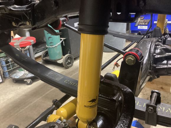 Torque rod installed. 