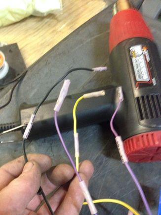 This was someone's idea of a stereo installation. they even used an installation harness, so this was all easily unplugged from the vehicle and there was no reason they needed an extra 3 inches of wire, so WHY put 2 crimps on each one?