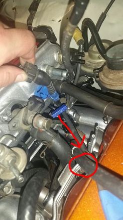 Dash gauge temp sensor, always blue