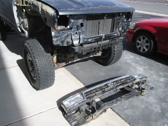 I had purchased a complete Gen 2 front end group years ago thinking they'd just go on my old core support but soon discovered they where just different enough. I have the bumper and valance assembly too though I probably won't be able to use them with my tire and suspension choice.