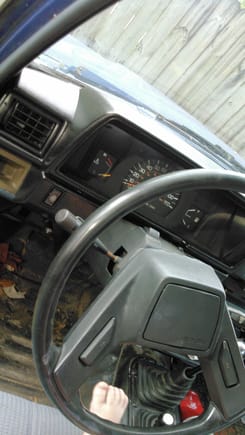 Steering wheel and cover from an 85 yota