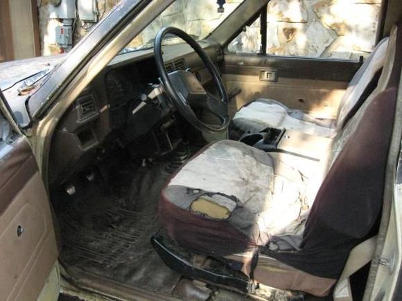 Worn out interior