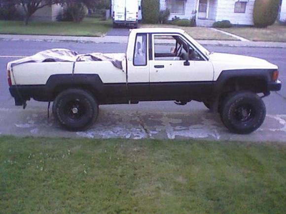 Lots of concrete in the back.