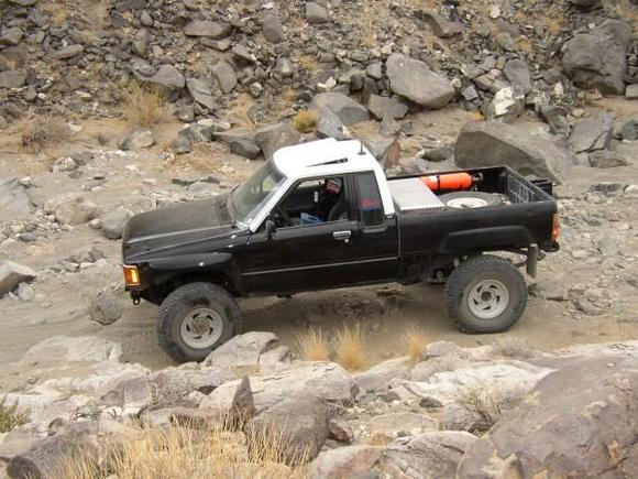 Trail into Claw Hammer, Johnson Valley (I chickened out)