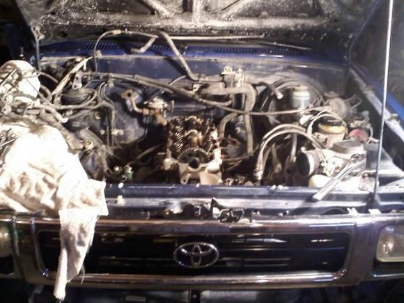 During the process of rebuilding the once bulletproof 22re.