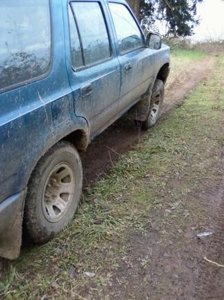Just a little bit of flex with up on a hill on my friends property