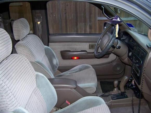 This is my interior up front (side passenger shot).