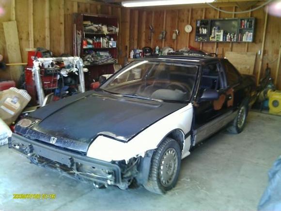 88 honda prelude si 4ws. a work in progress.
