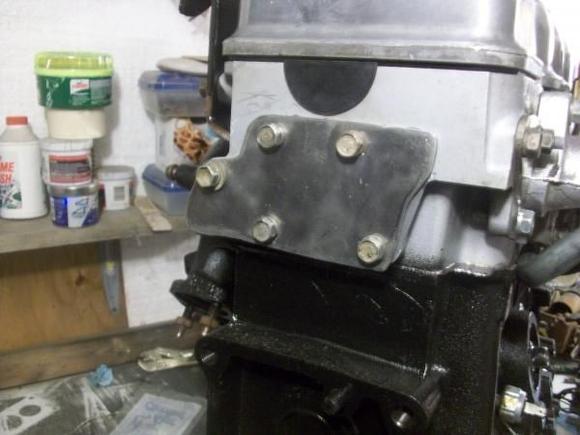 EGR cooler block off on head