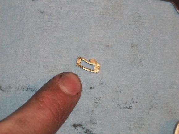 removed bent pin