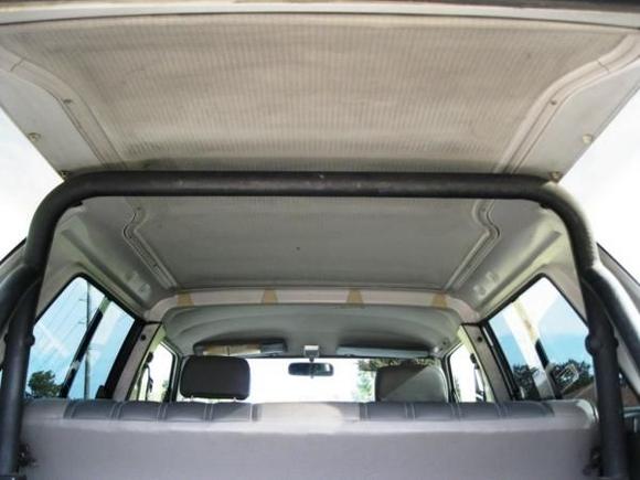 Rear inside roof