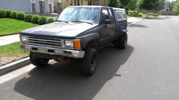 front, just before x-country trip