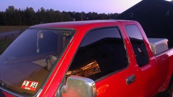 My windows tented