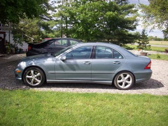 the ladies benz!!  She traded a paid off 03 celica gt for it,, i will never understand why i let that happen..