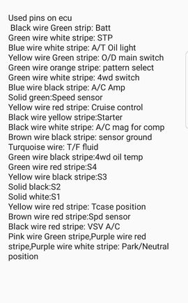 These are what i used off the ecu after everyrhing else was removed