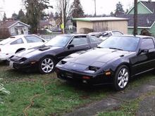 The 87T, 86 NA2T and the 87 NA parts car