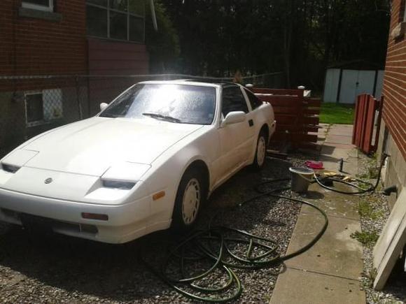Givin er a wash