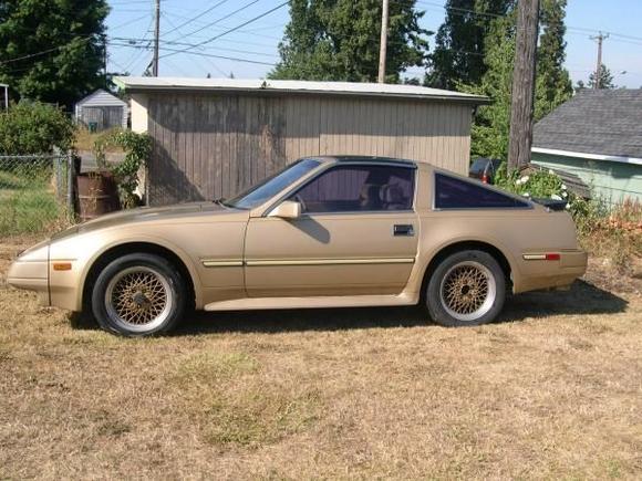 1986 300ZX NA GL with Riken 16x7 wheels