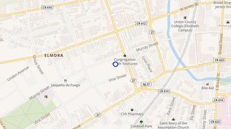 Map for Oakwood Gardens - Elizabeth, NJ