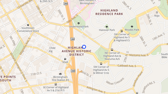 Map for Caldwell Parc - Birmingham, AL