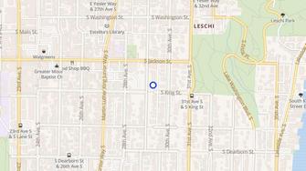 Map for Leschi Heights Apartments - Seattle, WA