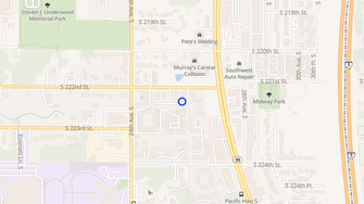 Map for Marina Club Apartments - Des Moines, WA