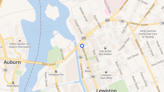 Map for Gateway Apartments - Lewiston, ME