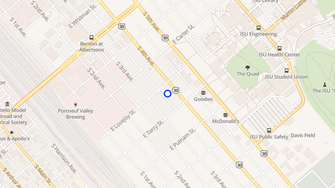 Map for Collegiate Inn Apartments - Pocatello, ID
