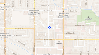 Map for Hilton Street Apartments - Boise, ID