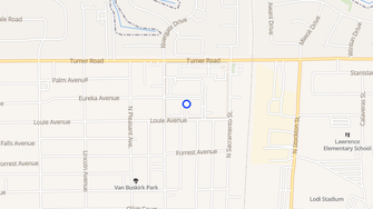 Map for Arbor Senior Apartments - Lodi, CA