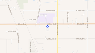 Map for Gillette Square Apartments - San Antonio, TX