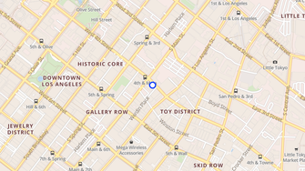 Map for The Old Bank District Lofts - Los Angeles, CA