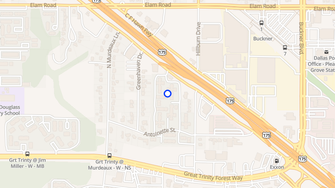 Map for Mira Vista Apartments - Dallas, TX
