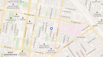 Map for Kensington Townhouses - Philadelphia, PA