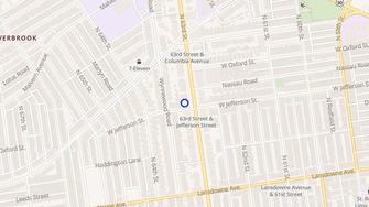 Map for Overbrook Gardens Apartments - Philadelphia, PA