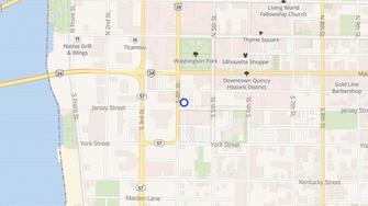 Map for Hotel Elkton - Quincy, IL