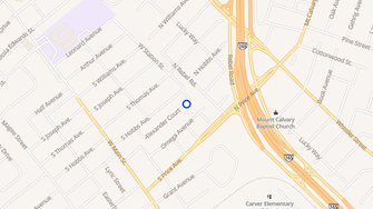 Map for Alexander Court Apartments - Prichard, AL