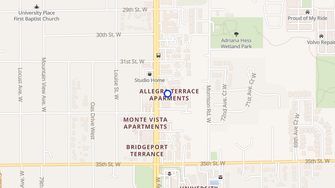 Map for Allegra Terrace Apartments - Tacoma, WA