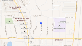Map for Springtree Apartments - Tacoma, WA