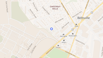 Map for Chestnut Apartments - Beltsville, MD