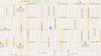 Map for Roman Villa Apartments - Denver, CO